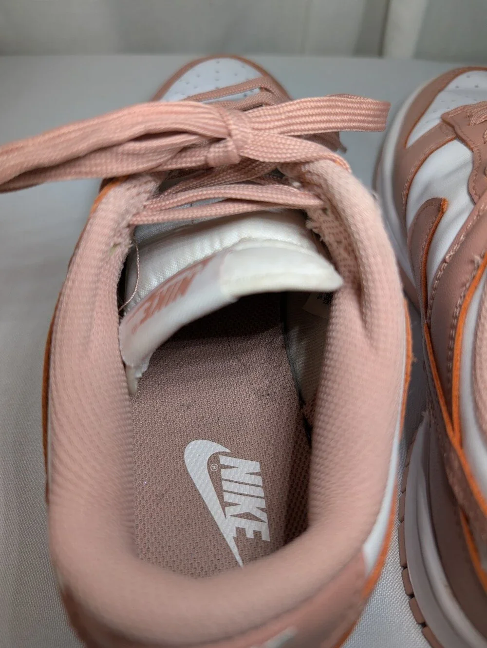 Nike Dunk Low Rose Whisper Blush Pink Low Top Sneakers